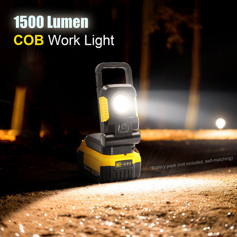 15W 1500LM Detachable COB Work Light