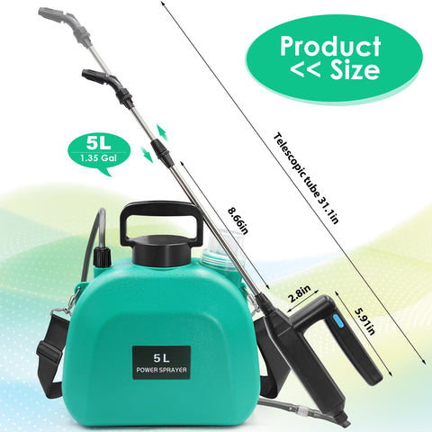 5L Battery Powered Electric Automatic Sprayer