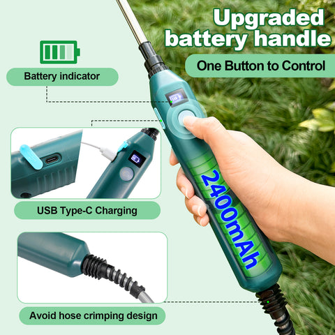 Battery Powered Sprayer  New 1.35 Gallon Electric Garden Sprayer