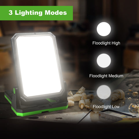 30W 3000LM Bracket Battery LED Work Light