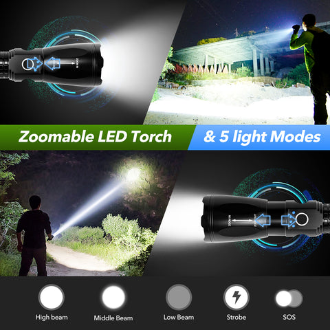 10000 Lumen Flashlight