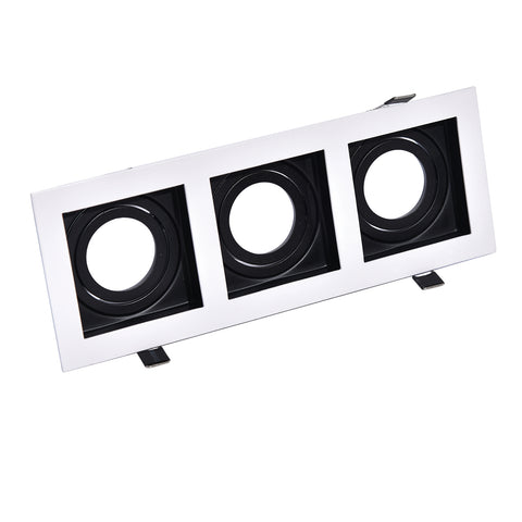 Three Head Recessed Downlight